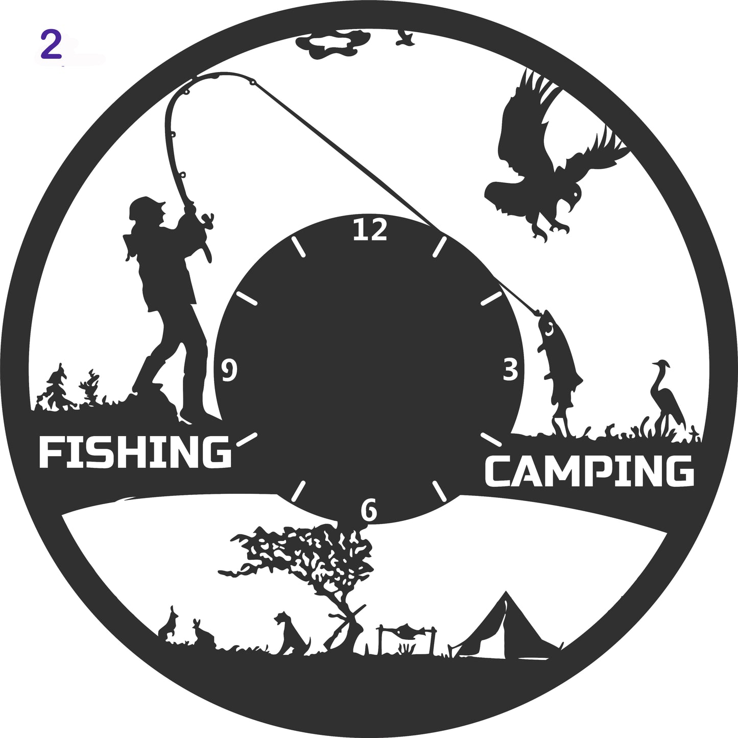 Fishing clock