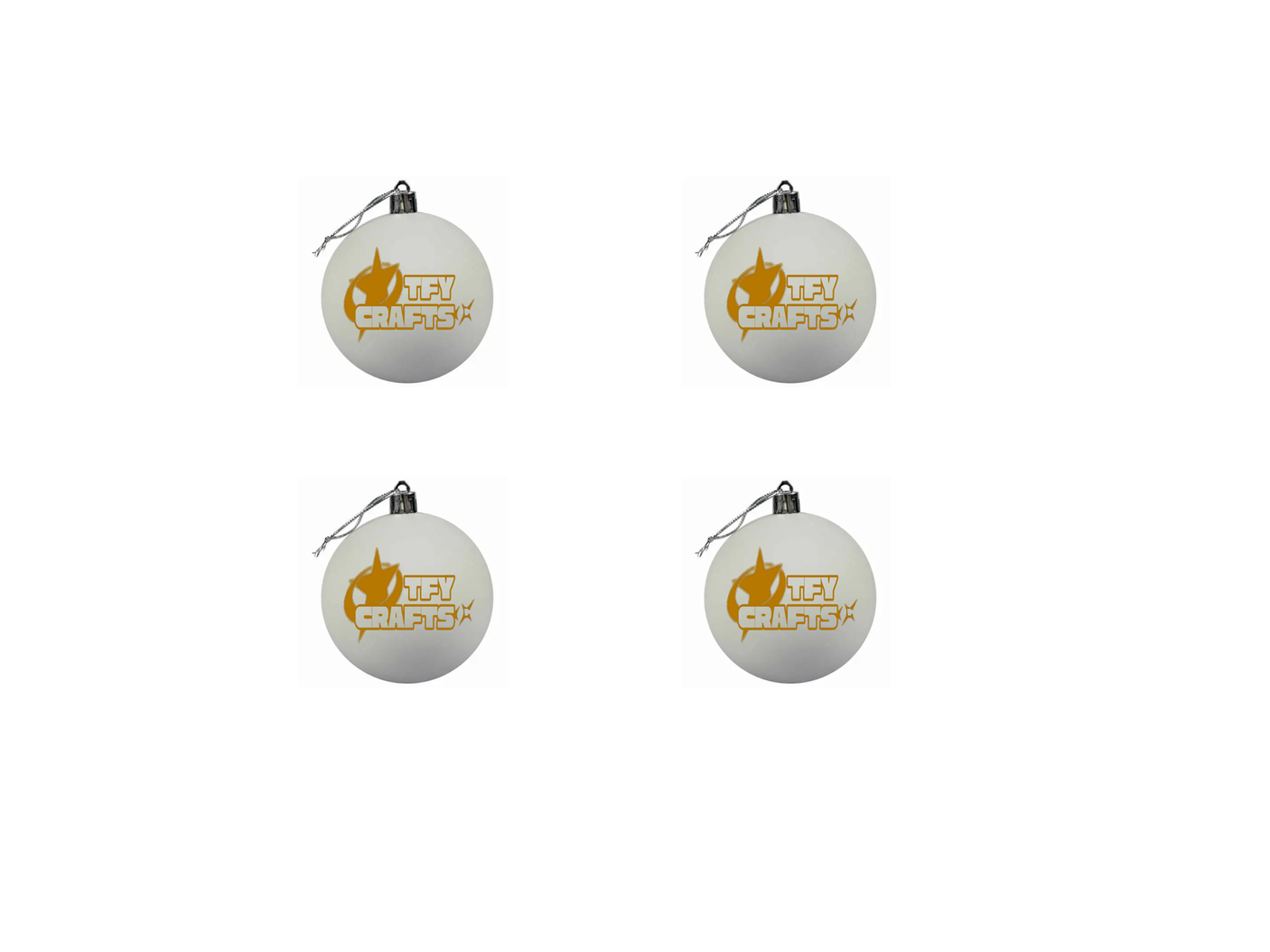 custom engravable Christmas baubles