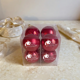 custom engravable Christmas baubles