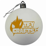 custom engravable Christmas baubles