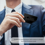 professional aluminium business / gift cards