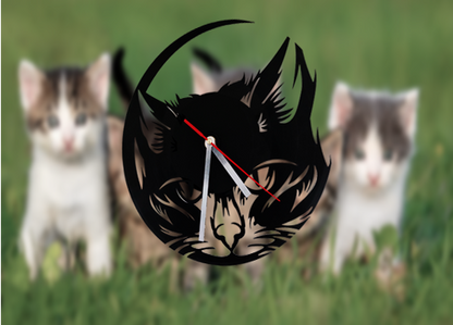 Cat-Face clock